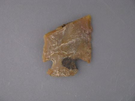 Projectile point midsection and base, reverse
