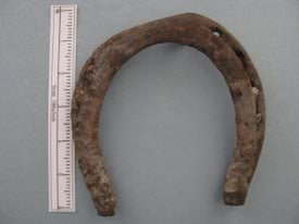 Hand forged horseshoe