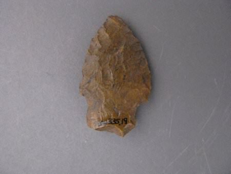 Projectile point with ID