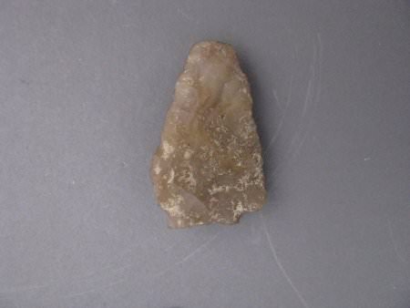 Projectile point reverse side