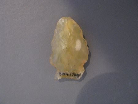 projectile point with ID