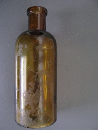bottle with patent