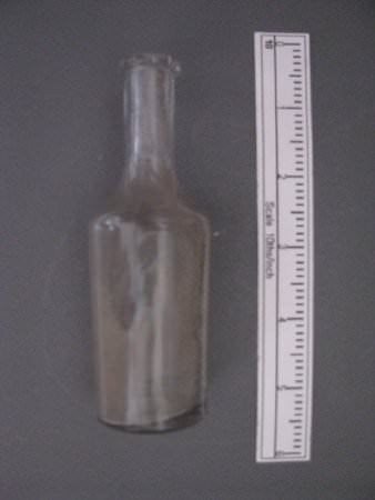 Full photo of clear medicine bottle