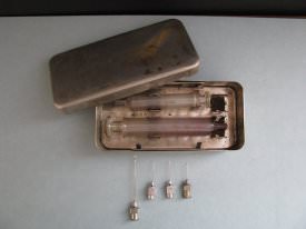 Syringe/Needle Metal Box