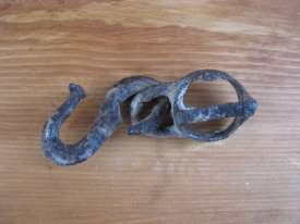 Singletree ring hook