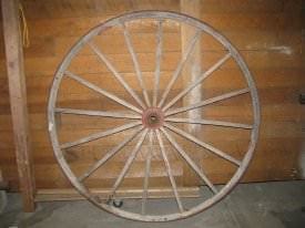 Fire Hose Wagon Wheel