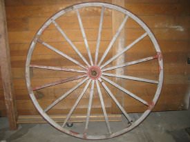Fire Hose Wagon Wheel