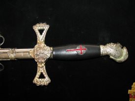 Ceremonial sword detail
