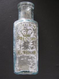 Shoe Dressing Bottle - English side