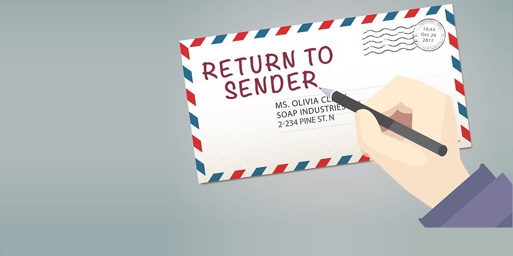 Return to Sender envelope