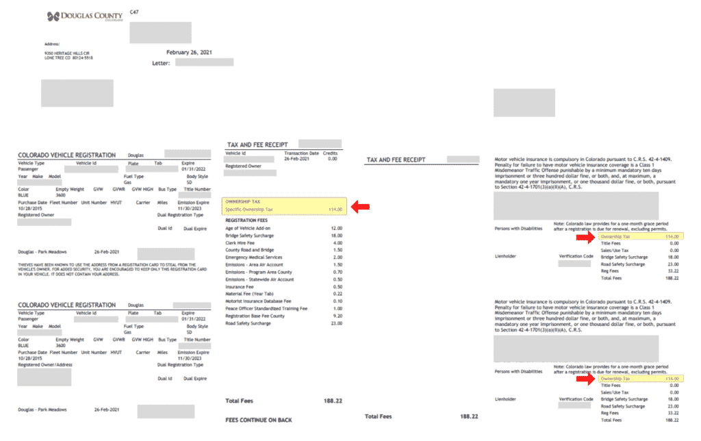 Motor Vehicle & Driver License Douglas County