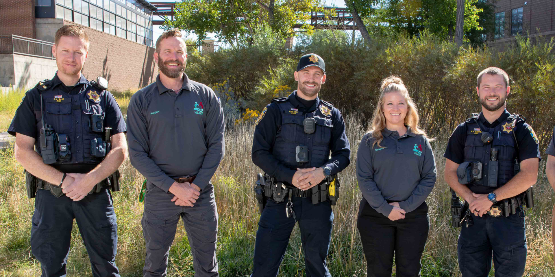 Group of co-responders from the homeless engagement, assistance and resource team