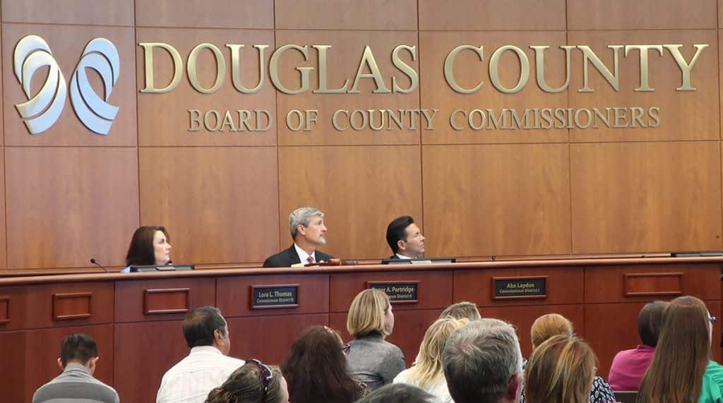 Douglas County Commissioners at Special Work Session